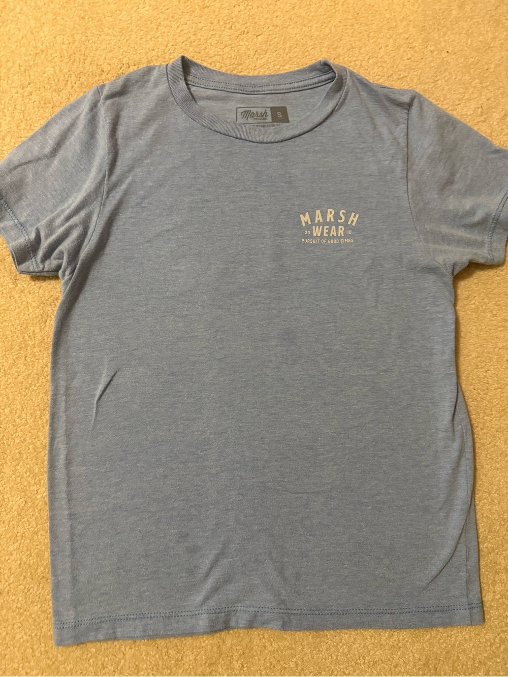 Marsh Wear Kids' Short-Sleeve Tee in Light Blue
